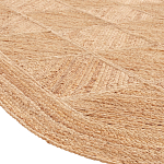 Ковер из джута квадратный с закругленными краями Atlas варинант исполнения - 2 | Loft Concept в Москве