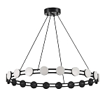 Люстра кольцевая с круглыми светодиодными источниками света Maxine Light варинант исполнения - 3 | Loft Concept в Москве