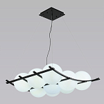 Люстра подвесная с 9-ю плафонами в форме шара Yarvi варинант исполнения - 4 | Loft Concept в Москве