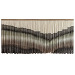 Пейзаж из нитей Макраме Wall decor Black and White Landscape варинант исполнения - 6 | Loft Concept в Москве