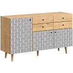 Буфет с принтом на дверцах Elise Cupboard варинант исполнения - 13 | Loft Concept в Москве