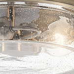 Потолочный светильник с прозрачным стеклянным плафоном с эффектом пузырьков Kichler варинант исполнения - 4 | Loft Concept в Москве