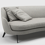 Мебельная ткань Шенилл серо-голубой цвет 142 см T4-47 варинант исполнения - 6 | Loft Concept в Москве