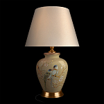 Настольная лампа бежевая с изображением птиц Slip Away варинант исполнения - 8 | Loft Concept в Москве