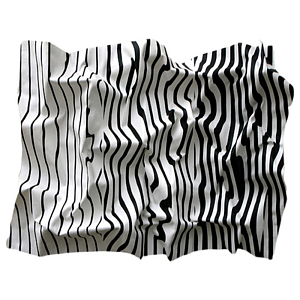 Абстрактный геометрический арт-объект на стену Black and White in Art