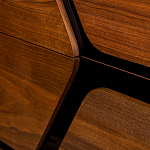 Высокий комод с узором из шпона на фасаде Sahara варинант исполнения - 5 | Loft Concept в Москве