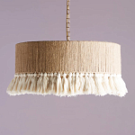 Люстра круглая плетеная с кисточками Solar Glow варинант исполнения - 6 | Loft Concept в Москве