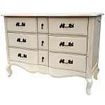 Комод бежевый в стиле Прованс Montmartre Provence Beige Wide варинант исполнения - 2 | Loft Concept в Москве