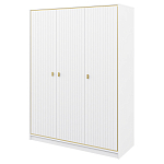 Шкаф белый четырёхдверный для одежды Antique Order варинант исполнения - 2 | Loft Concept в Москве