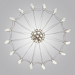 Люстра подвесная из металла с прозрачными подвесками из хрусталя Quasar 93 варинант исполнения - 11 | Loft Concept в Москве