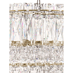 Люстра подвесная круглая из прозрачного хрусталя с золотым корпусом Selfsufficient варинант исполнения - 5 | Loft Concept в Москве