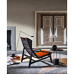 Дизайнерское кресло с подлокотниками из массива дерева Gio Ponti D.156.3 Armchair варинант исполнения - 2 | Loft Concept в Москве