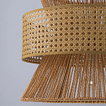 Подвесной светильник с абажуром из натуральных материалов Light Inside the Cell варинант исполнения - 9 | Loft Concept в Москве