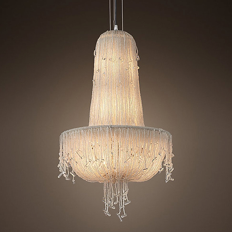 RH 1930S FRENCH CRYSTAL BEADED Chandelier      | Loft Concept 