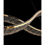 Люстра волнистой формы с фактурным хрустальным плафоном Light Delight варинант исполнения - 6 | Loft Concept в Москве