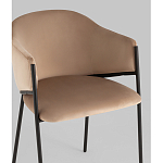 Стул Brace велюр капучино варинант исполнения - 2 | Loft Concept в Москве