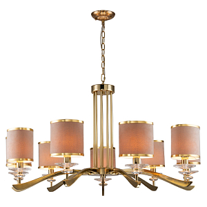 Люстра цвета латуни Salony D100 см