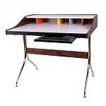 Письменный стол с 2-мя чёрными выдвижными ящиками и нишей с цветными разделителями Ballan варинант исполнения - 1 | Loft Concept в Москве