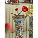 Ваза со стрекозой из фарфора с бронзовыми элементами Paradise Dragonfly варинант исполнения - 5 | Loft Concept в Москве