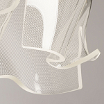 Подвесной светильник цилиндрической формы с прозрачным волнистым плафоном Wave Line варинант исполнения - 8 | Loft Concept в Москве