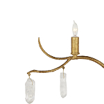 Бра с каркасом в виде веток усыпанных кристаллами Branches with Crystals варинант исполнения - 1 | Loft Concept в Москве