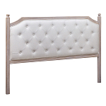 Изголовье кровати бежевое с мягкой обивкой из льна Emma Headboard варинант исполнения - 1 | Loft Concept в Москве