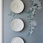 Обои ручная роспись Jasmine Standard colourway on Wood Ash slub silk варинант исполнения - 3 | Loft Concept в Москве