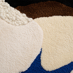 Ковер ручной работы Electric blue and popcorn варинант исполнения - 2 | Loft Concept в Москве