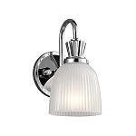 Бра с матовым ребристым плафоном в форме колокола Kichler варинант исполнения - 1 | Loft Concept в Москве