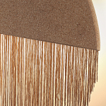 Бра круглое натуральная пробка с бахромой Natural Cork варинант исполнения - 2 | Loft Concept в Москве