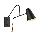 Бра черного цвета с конусным плафоном Feiss варинант исполнения - 1 | Loft Concept в Москве