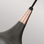  Подвесной светильник с каплевидным плафоном темного цвета Feiss варинант исполнения - 4 | Loft Concept в Москве