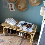 Скамья из ротанга Saveria Rattan Bench варинант исполнения - 8 | Loft Concept в Москве