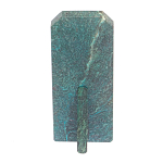 Часы погон ВС подарочные настольные из натурального камня Змеевик Military Clock варинант исполнения - 3 | Loft Concept в Москве