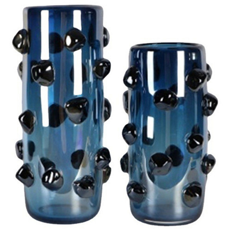  Molecule Vase Glass Blue Spheres  -   | Loft Concept 