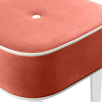 Квадратный мягкий пуф на белых ножках Winton Pouf Square варинант исполнения - 16 | Loft Concept в Москве