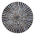 Столик с инкрустацией с перламутровым узором Dominic Black варинант исполнения - 2 | Loft Concept в Москве