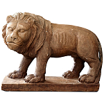 Каменная статуэтка в виде льва Indian Lion Statue варинант исполнения - 1 | Loft Concept в Москве