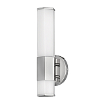 Бра для ванных комнат вертикальное с длинным белым матовым плафоном в форме шестиугольника на круглом основании Hinkley варинант исполнения - 12 | Loft Concept в Москве