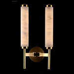 Бра с 2-мя цилиндрическими каменными плафонами Wand of Light варинант исполнения - 1 | Loft Concept в Москве