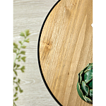 Приставной столик с факутрным черным основанием Ethiopia варинант исполнения - 4 | Loft Concept в Москве