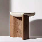 Дизайнерский журнальный стол полукруглой формы Pokun варинант исполнения - 1 | Loft Concept в Москве