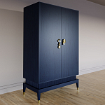 Платяной шкаф Elsa Dreams Blue с 2-мя фасадами варинант исполнения - 1 | Loft Concept в Москве