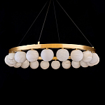 Люстра круглая с сферическими плафонами из натурального камня Phased Spheres варинант исполнения - 2 | Loft Concept в Москве