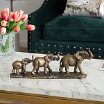 Композиция в виде семьи слонов Elephants Figurine варинант исполнения - 1 | Loft Concept в Москве