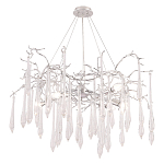 Люстра подвесная с прозрачными подвесками в форме капель Droplet Chandelier варинант исполнения - 4 | Loft Concept в Москве