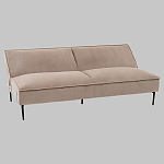 Диван современный вельветовый прямой Worcester Бежевый  варинант исполнения - 4 | Loft Concept в Москве