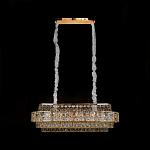 Люстра овальной формы хрустальная в неоклассическом стиле Majesty варинант исполнения - 2 | Loft Concept в Москве