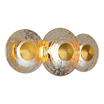 Бра из трех стеклянных фактурных дисков Eyepiece варинант исполнения - 3 | Loft Concept в Москве