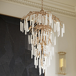 Люстра многоярусная с трубчатыми подвесками Dripping Crystals варинант исполнения - 5 | Loft Concept в Москве